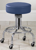 #2192 Clinton Extra Tall Chrome Base Stool